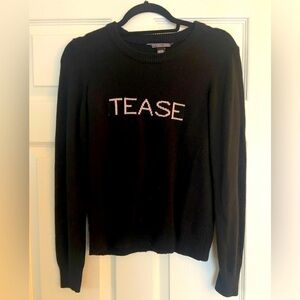 Victoria’s Secret Black Tease Sweater